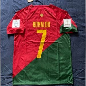 Portugal Home Jersey Ronaldo x Nike Soccer World Cup